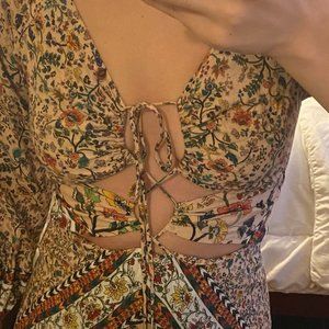 FARM Rio Maxi Patterned Dress